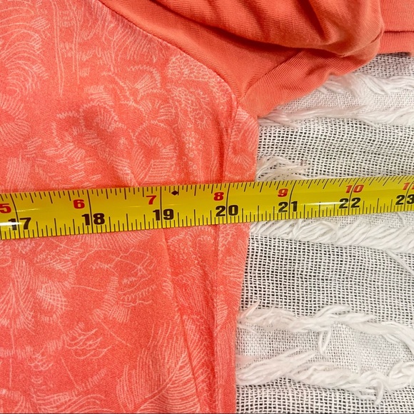 Saturday Sunday Anthropologie Peach Caspian Tunic Shirt Dress Sz L Boho Beachy - Picture 10 of 10